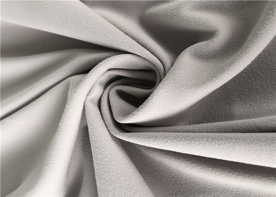 50D Polyester Spandex Fabric Single Side Peached Stretch